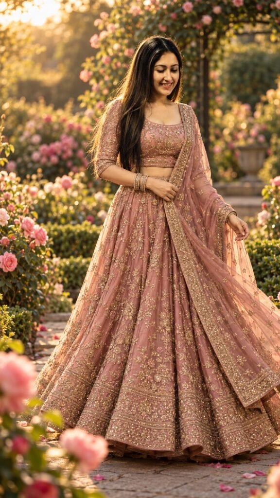 10 Lehenga AI Photo Editing Prompts for Girls