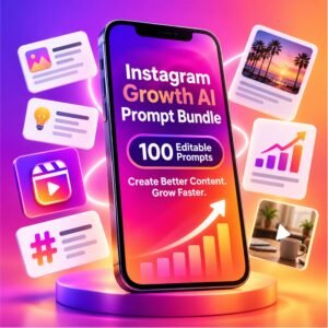 100 Editable AI Prompts for Instagram Growth