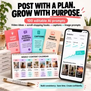100 TikTok AI Prompts for Video Ideas, Hooks & Captions