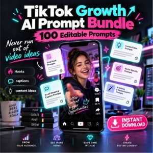 100 TikTok AI Prompts for Video Ideas, Hooks & Captions