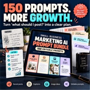 150 AI Prompts for Small Business Social Media & Image Creation