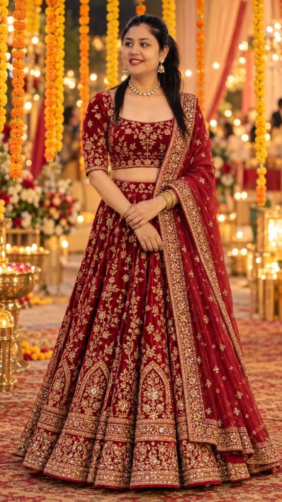 Lehenga AI Photo Editing Prompts for Stunning Indian Portraits