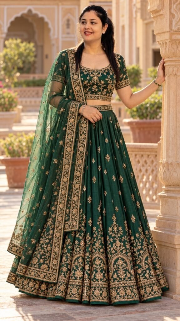 Lehenga AI Photo Editing Prompts for Stunning Indian Portraits